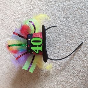 40 headband hat